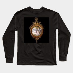 BLACK GOLD CLOCK FRAME PLATE Long Sleeve T-Shirt